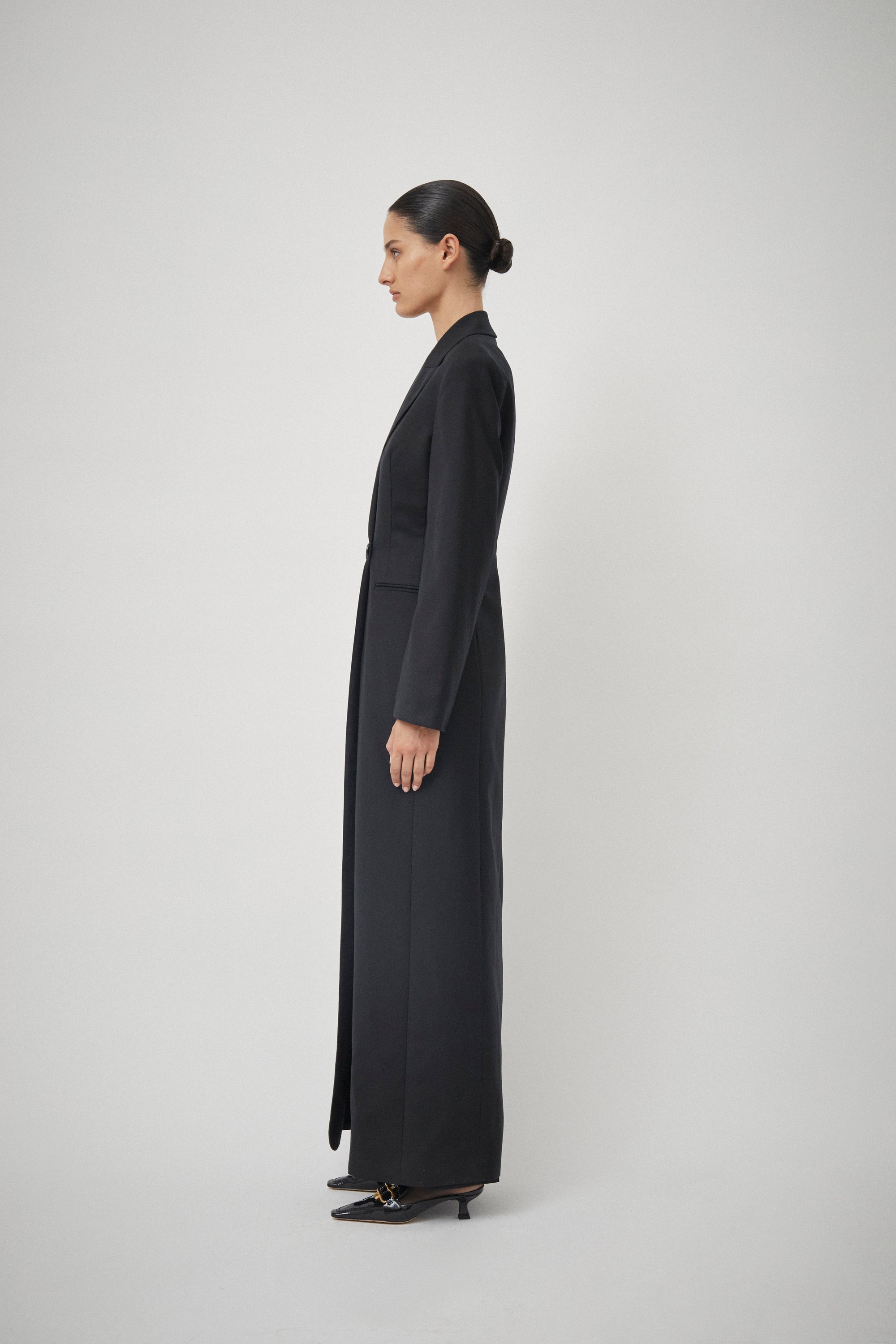 Wool Double Breasted Coat