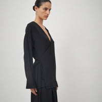 Silk Wrap Top