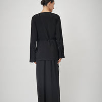 Silk Wrap Top