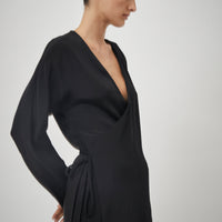 Silk Wrap Top