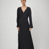 Silk Wrap Dress