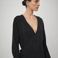 Silk Wrap Dress