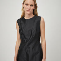 Silk Panelled Mini Dress