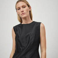 Silk Panelled Mini Dress