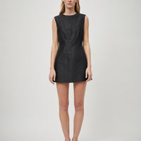 Silk Panelled Mini Dress