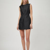 Silk Panelled Mini Dress