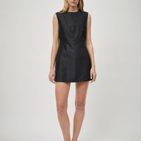 Silk Panelled Mini Dress