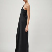 One Shoulder Gown Wool