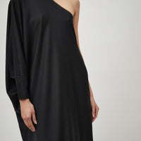 One Shoulder Gown Wool