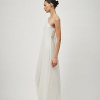 One Shoulder Gown Wool