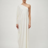 One Shoulder Gown Wool