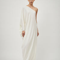One Shoulder Gown Wool