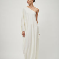 One Shoulder Gown Wool