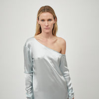 Silk Satin Asymmetric Dress