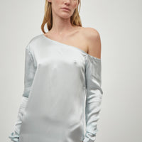 Silk Satin Asymmetric Dress