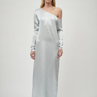 Silk Satin Asymmetric Dress
