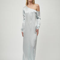 Silk Satin Asymmetric Dress