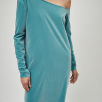 Velvet Asymmetric Dress