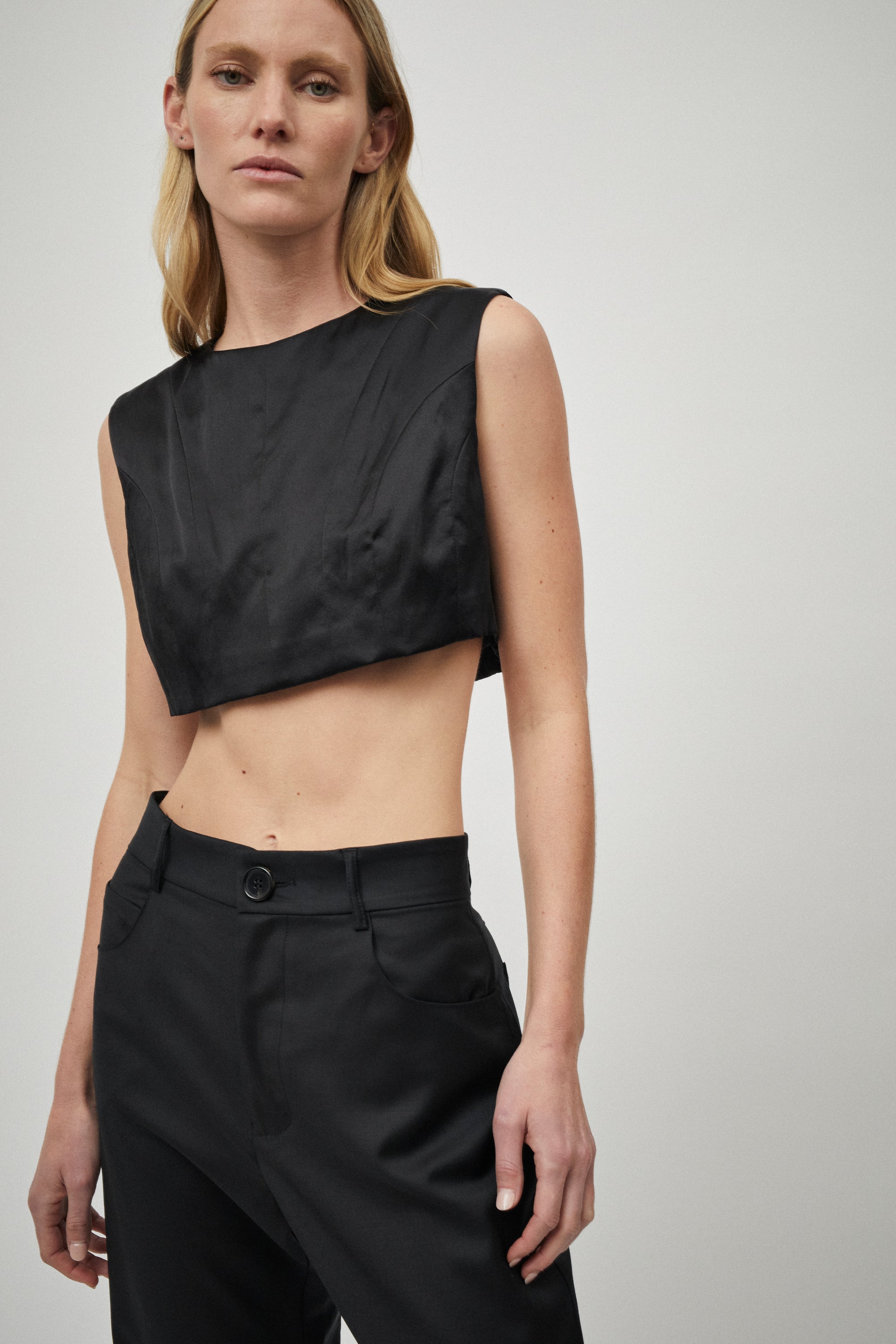 Panelled Crop