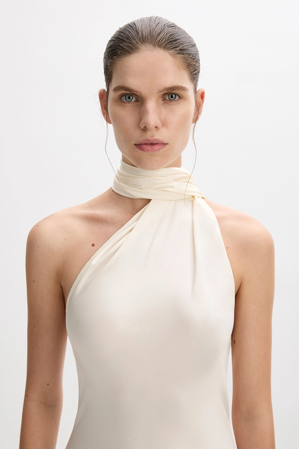 Satin tie dress cheap