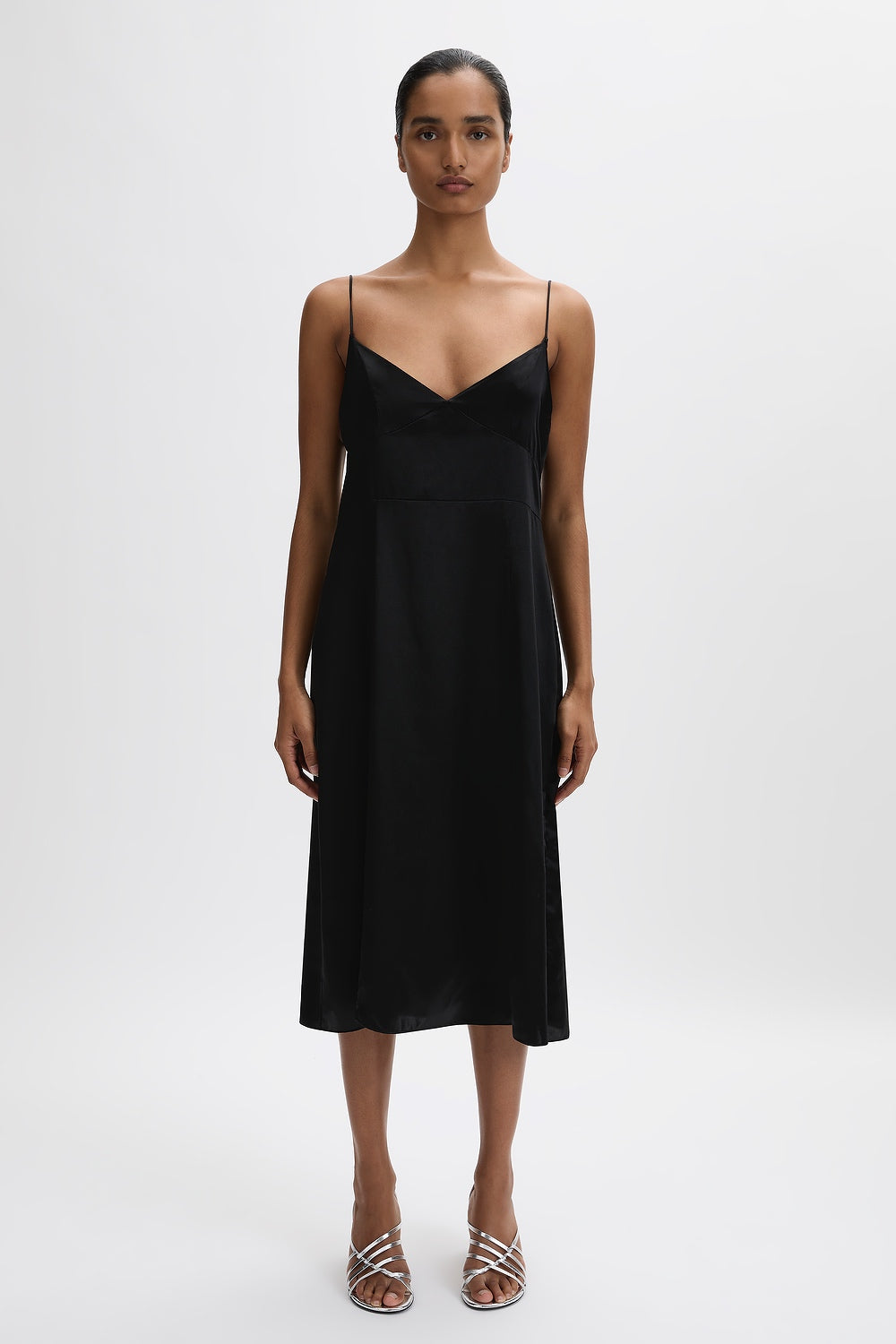 Allegra Satin Dress