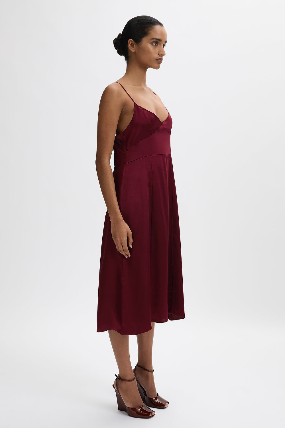 Allegra Satin Dress