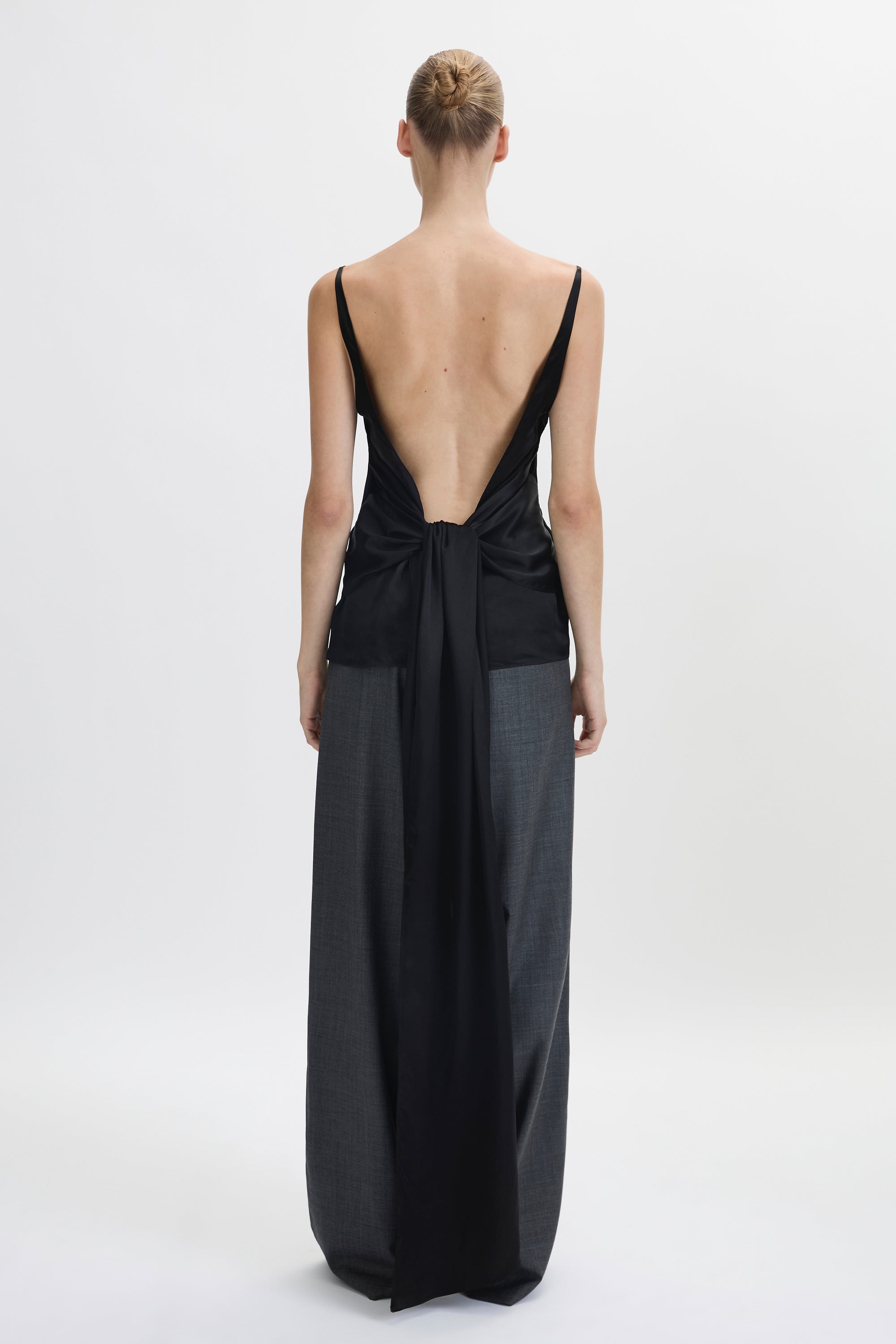 Wool Elastic Waist Pant