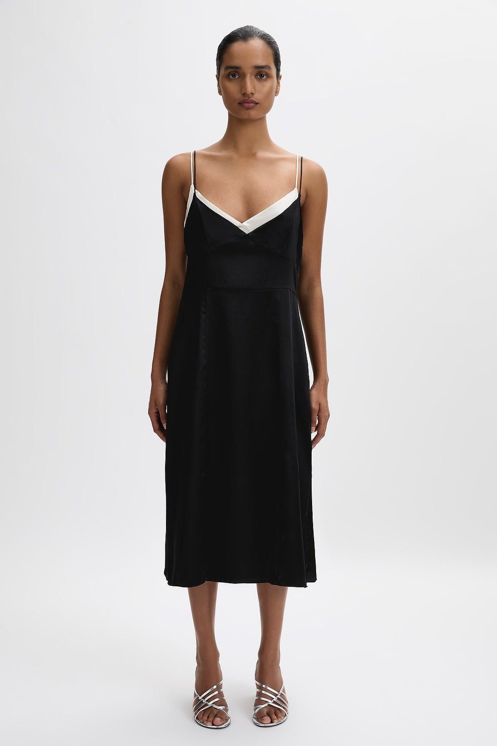 Allegra Satin Dress