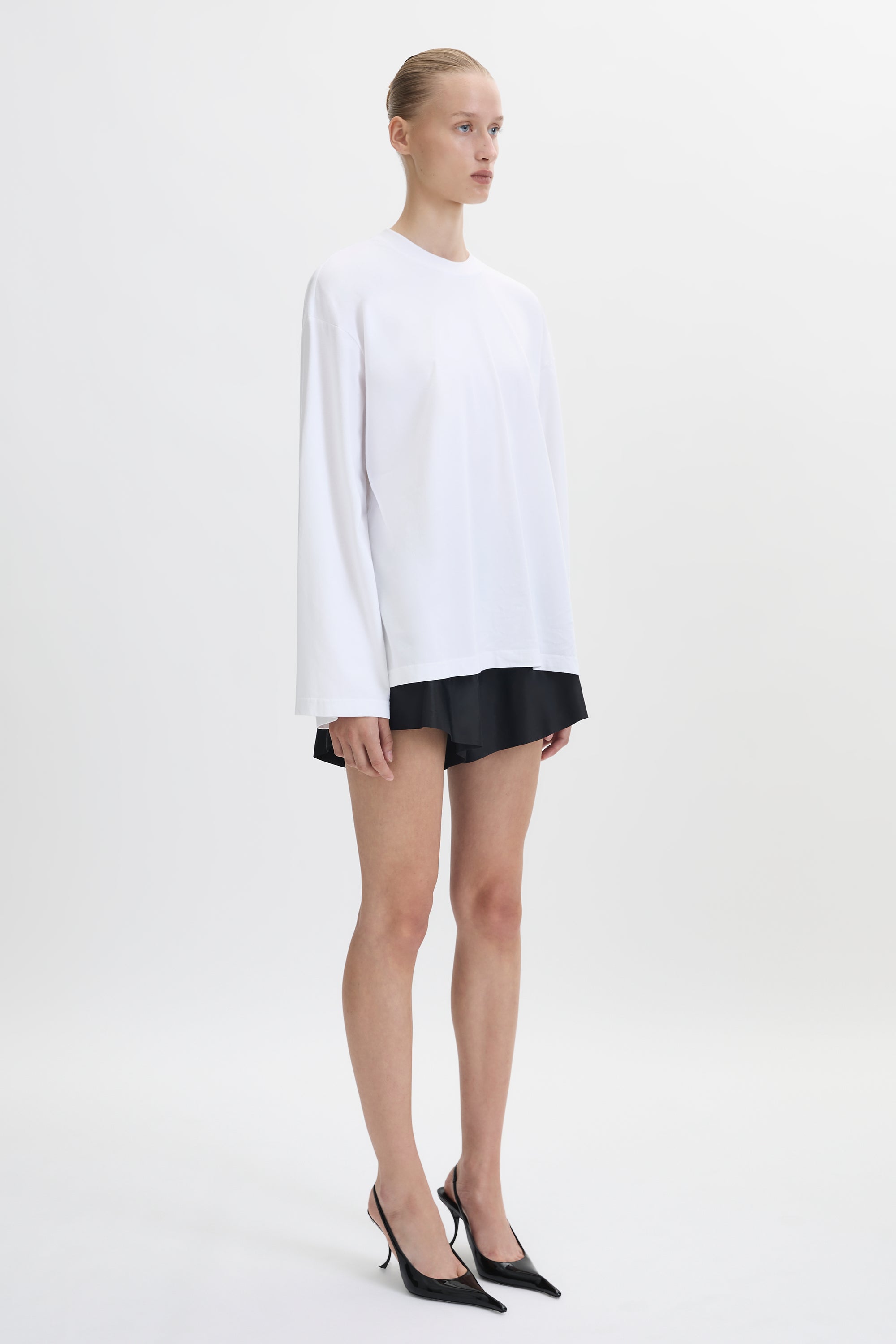 Crew Neck Long Sleeve T-Shirt