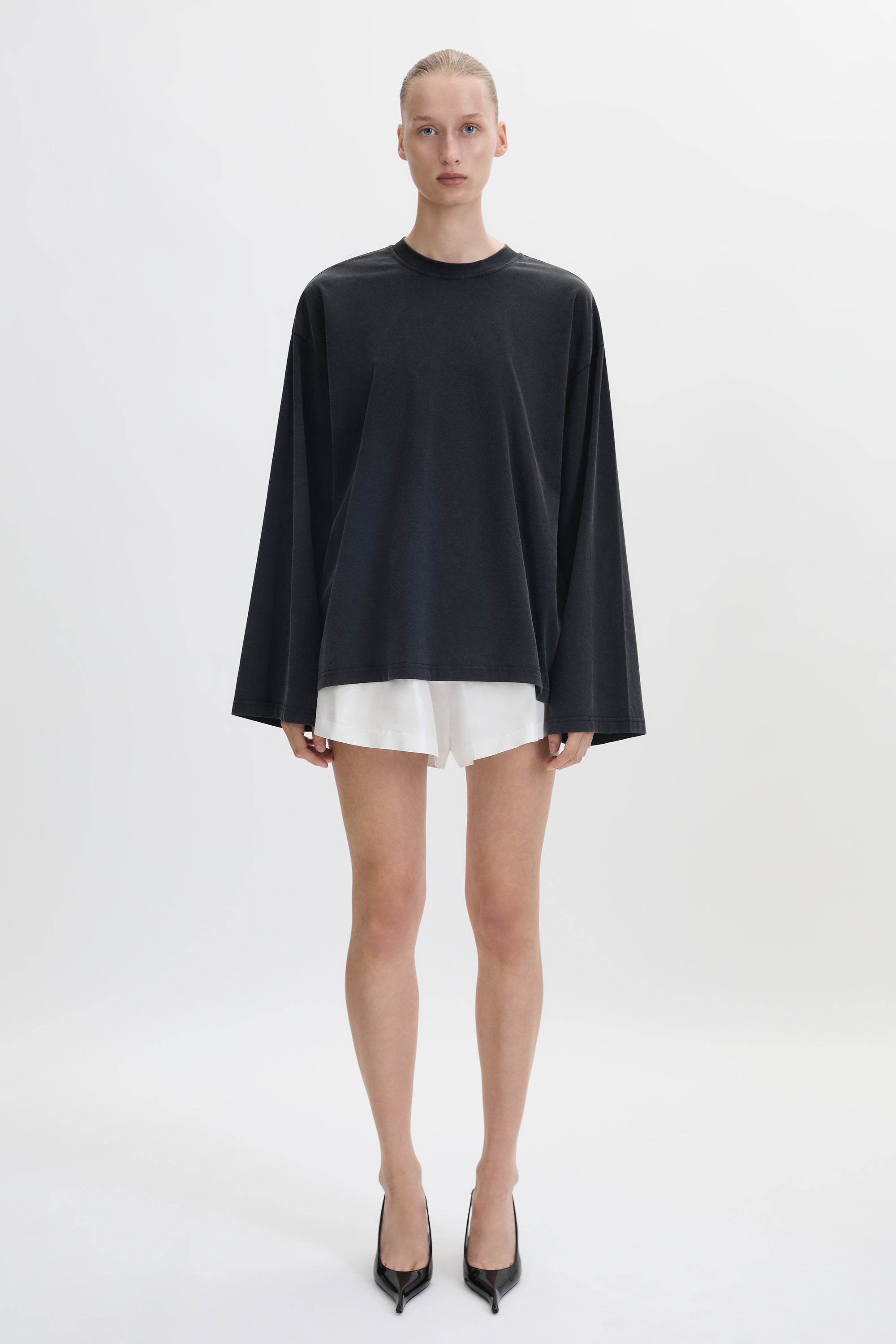 Crew Neck Long Sleeve T-Shirt