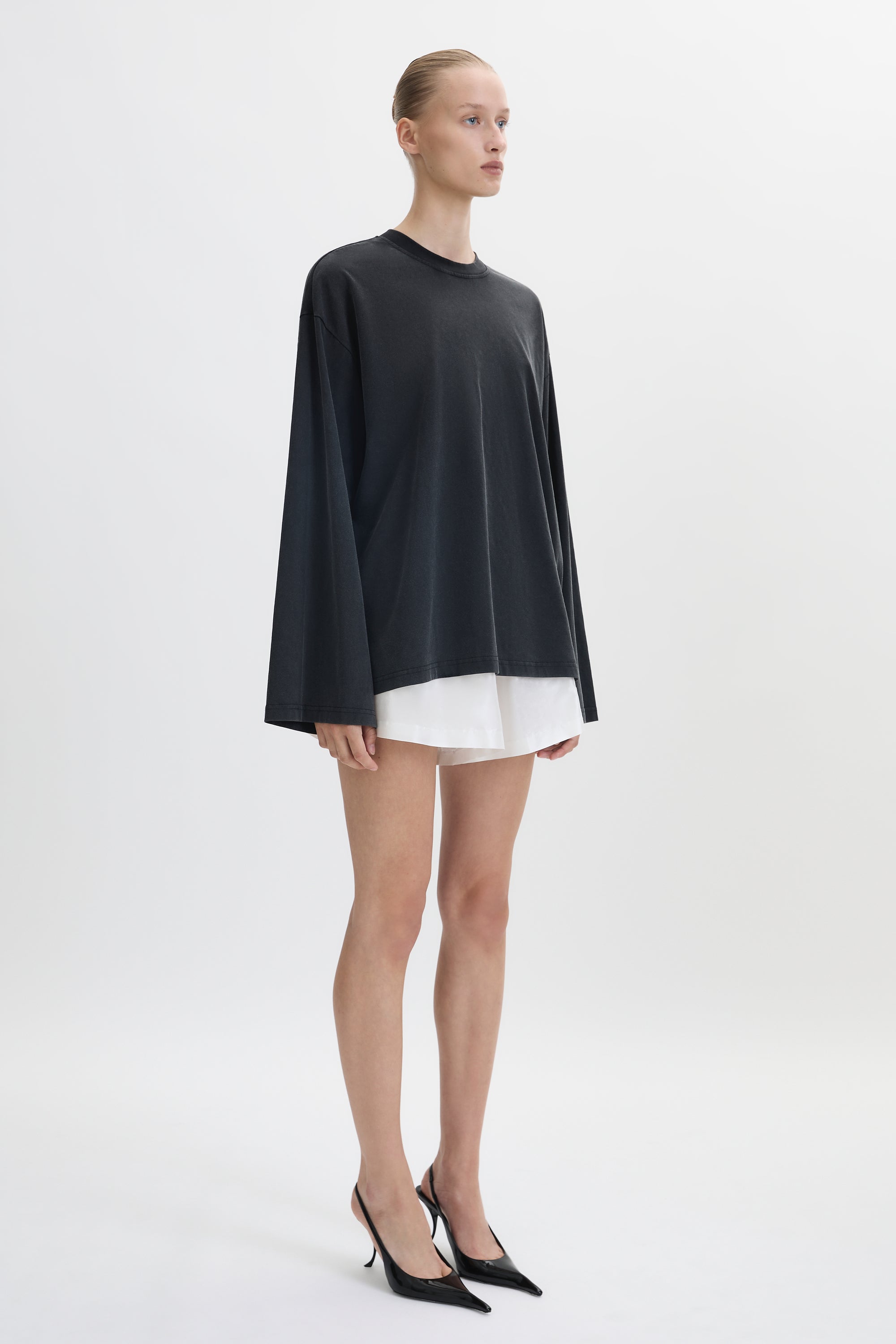 Crew Neck Long Sleeve T-Shirt