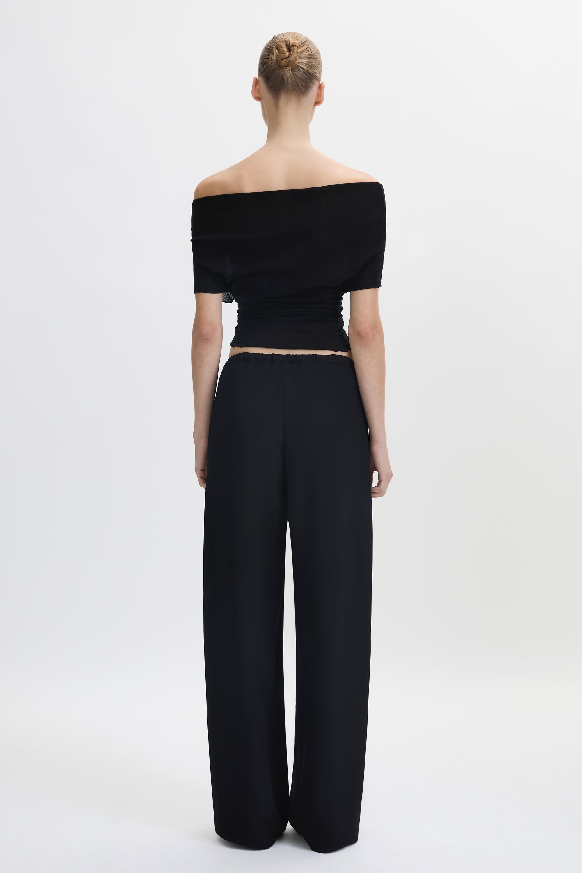 Silk Elastic Waist Pant