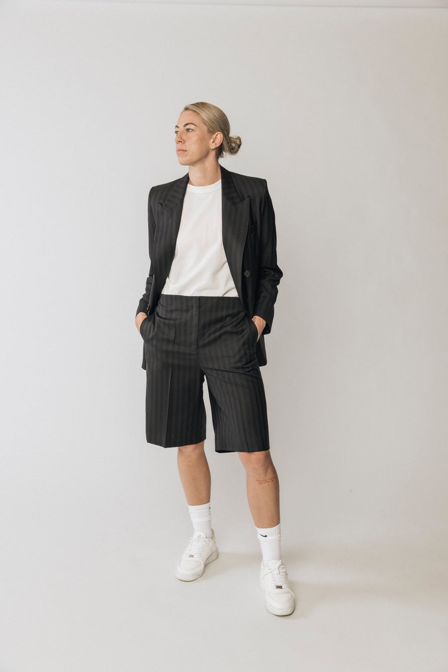 The Matildas Pinstripe Tailored Short