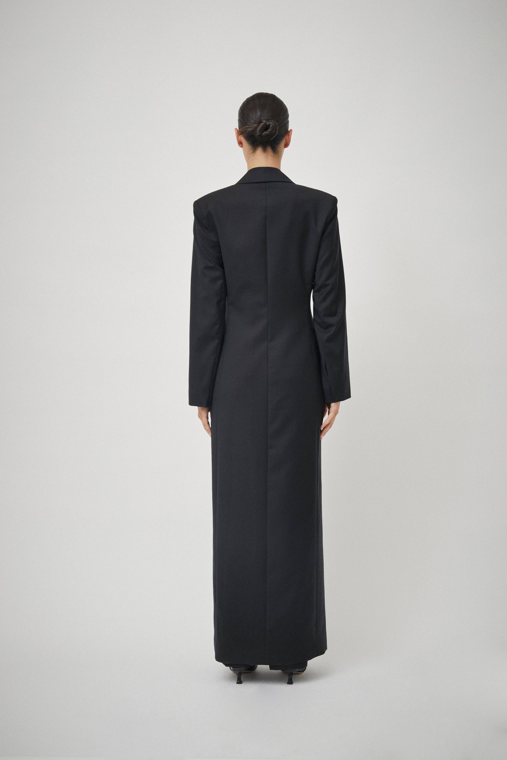 Wool Double Breasted Coat
