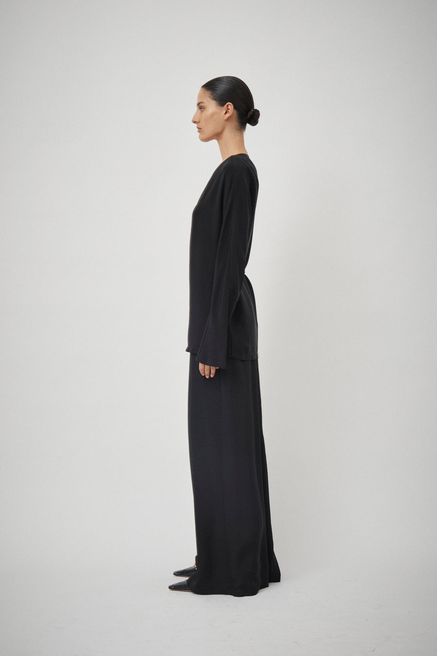 Silk Wrap Top
