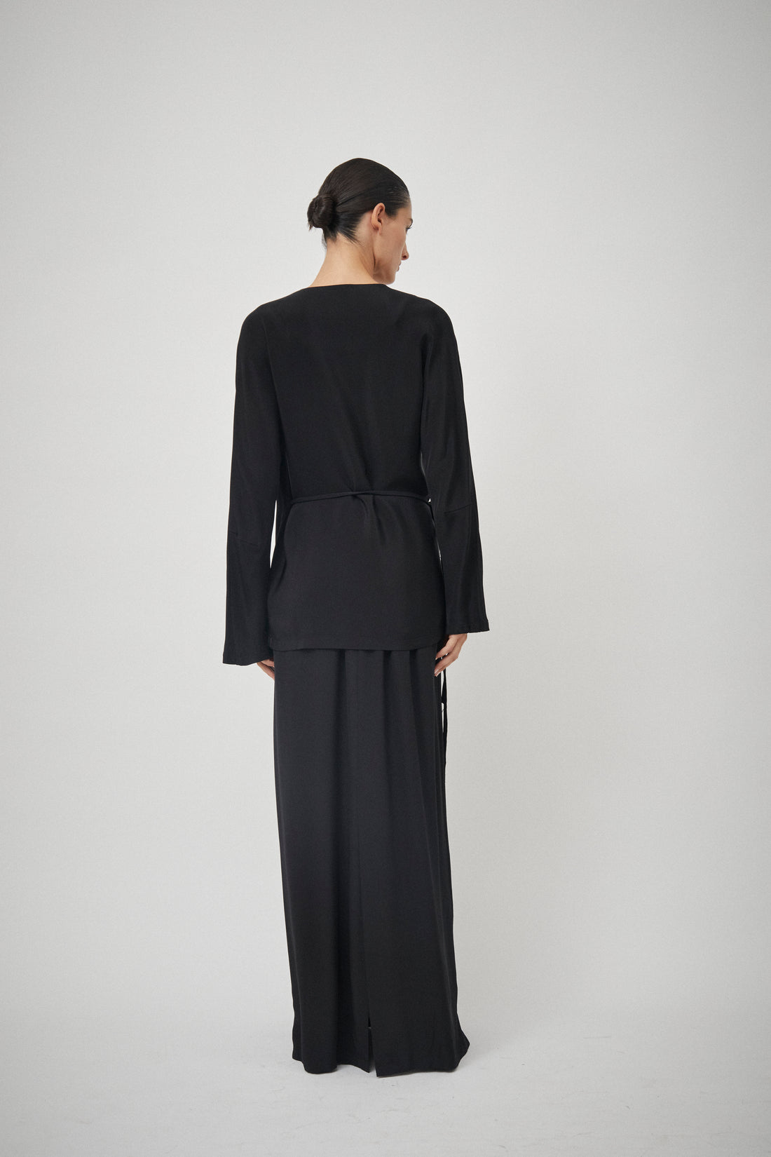 Silk Wrap Top