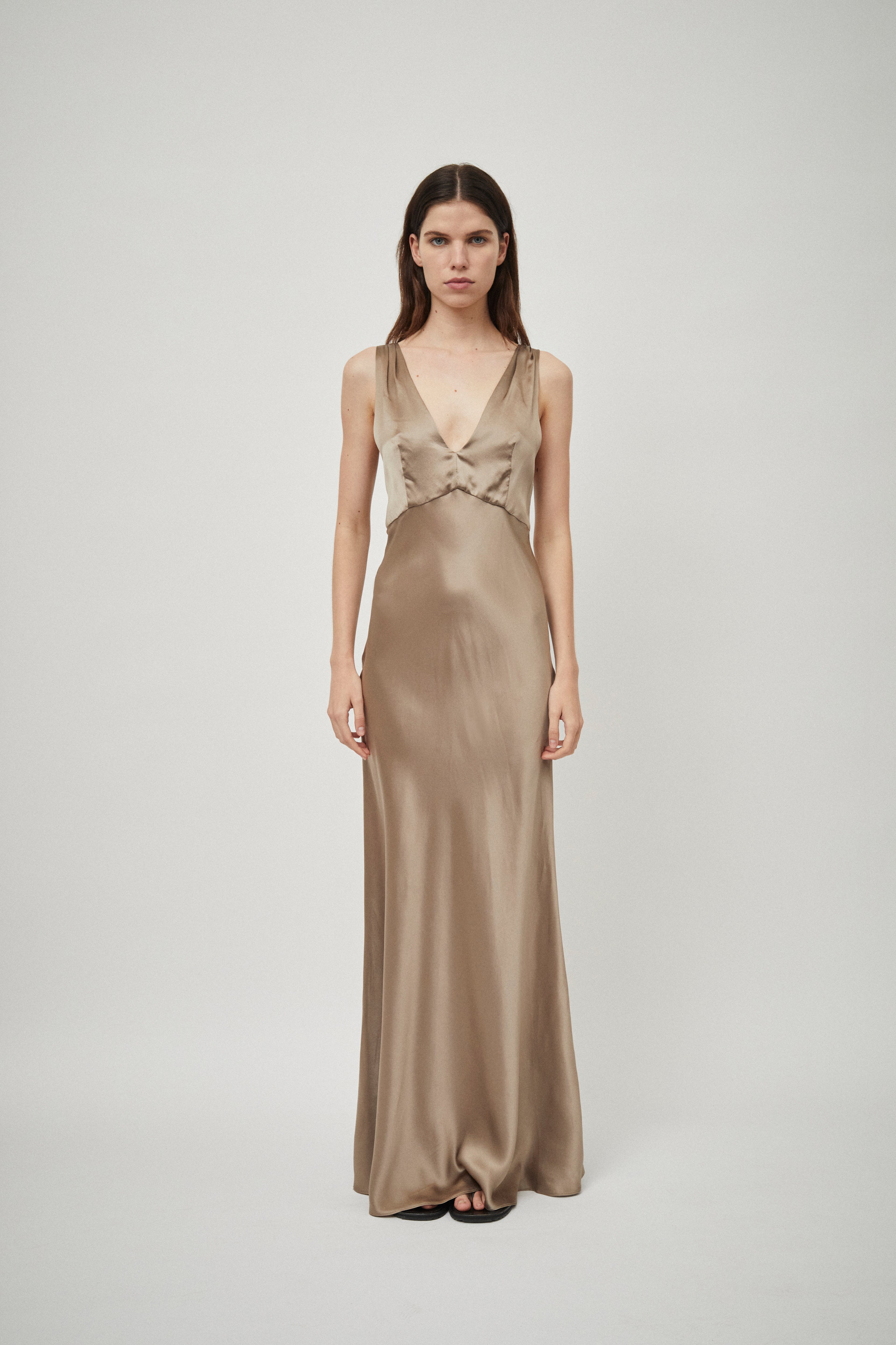 Bias silk slip dress sales