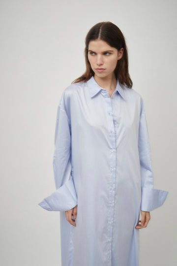 Classic Elongated Shirt Dress