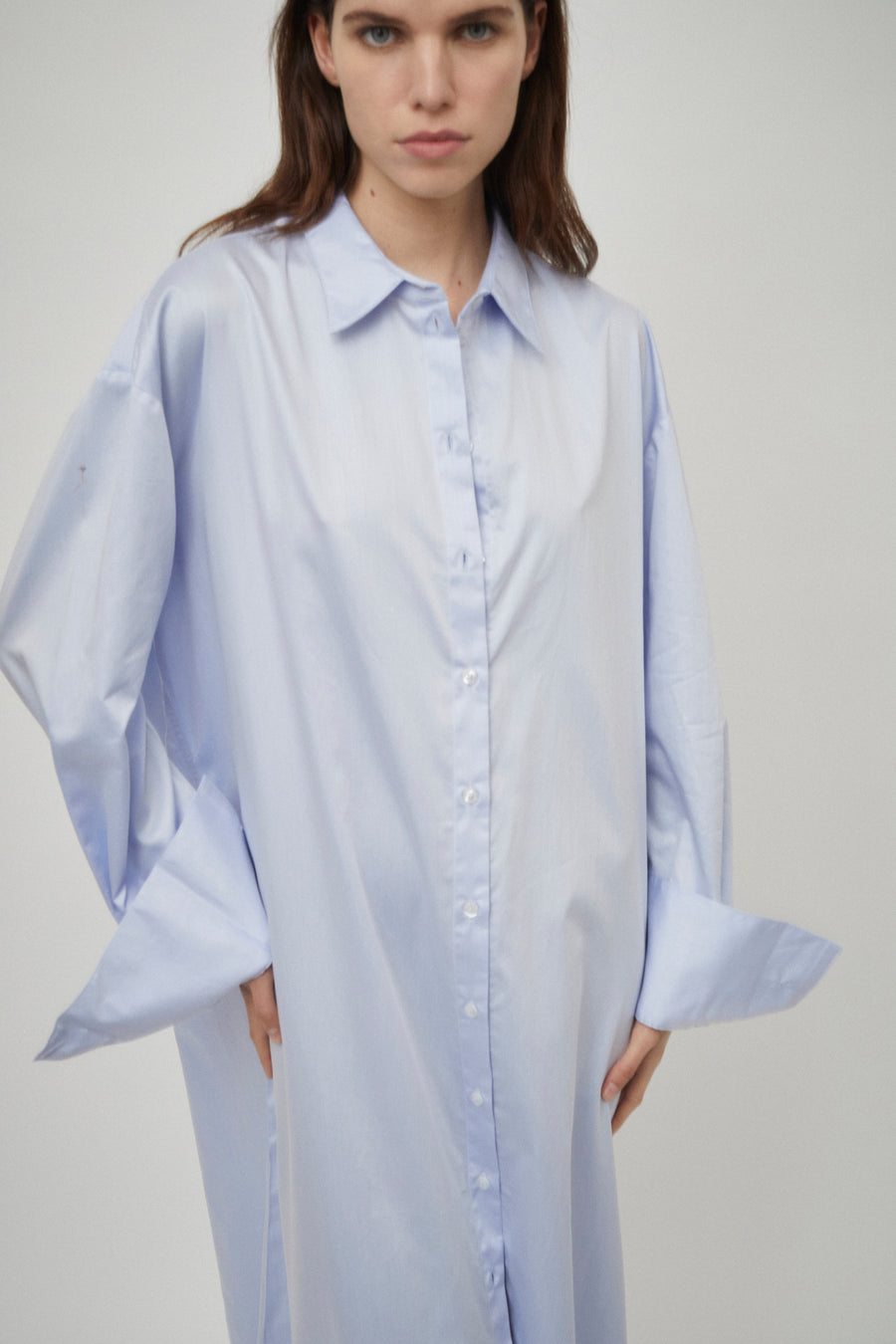 Classic Elongated Shirt Dress