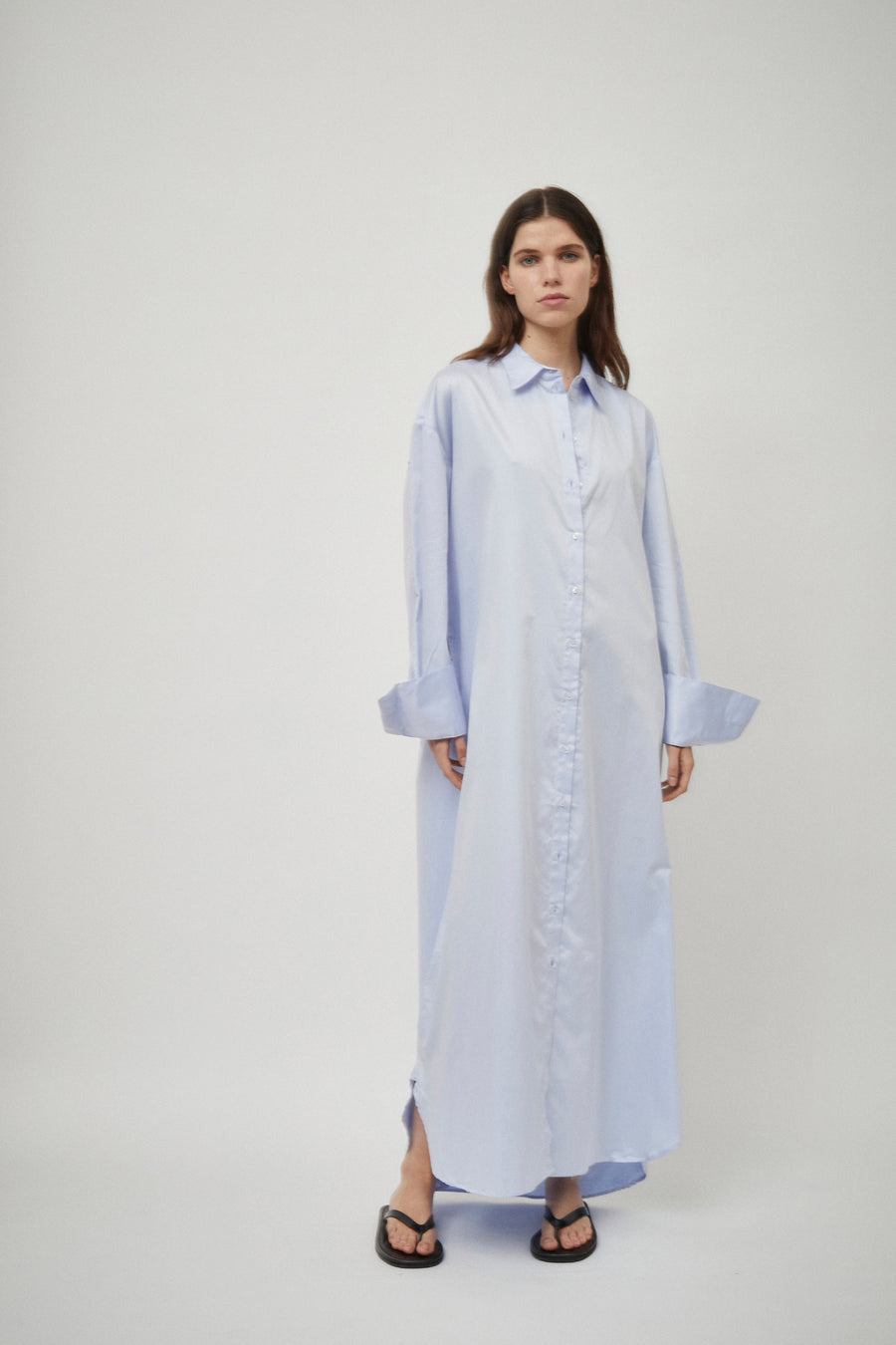 Classic Elongated Shirt Dress