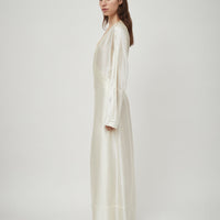 Silk Satin Wrap Dress