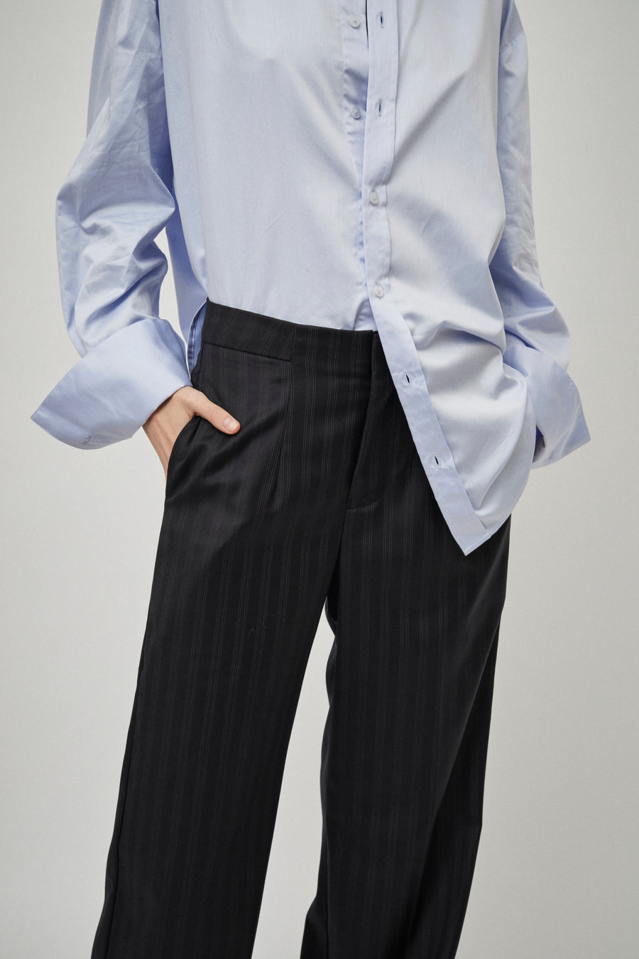 The Matildas Pinstripe Relaxed Tailored Trouser