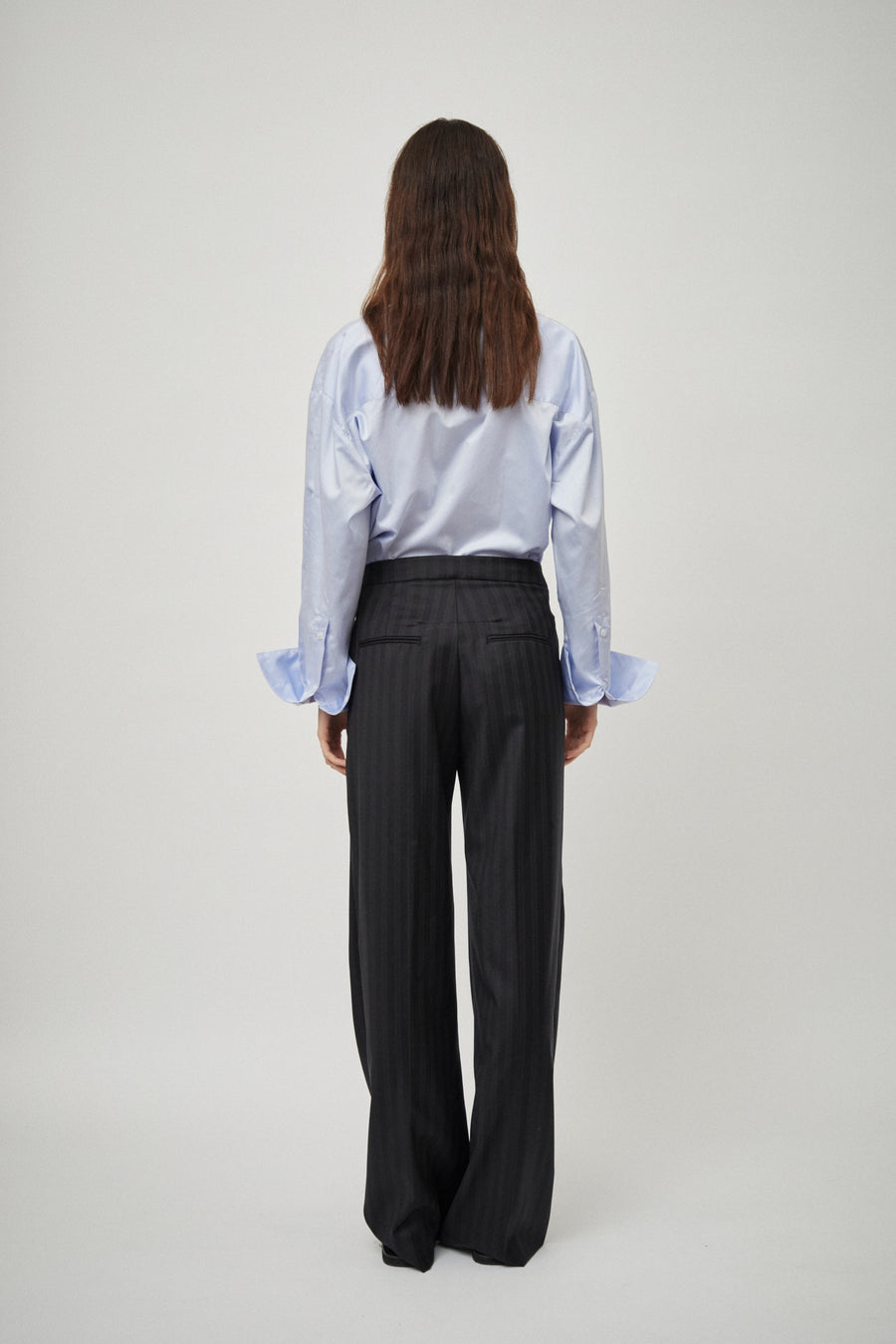 The Matildas Pinstripe Relaxed Tailored Trouser