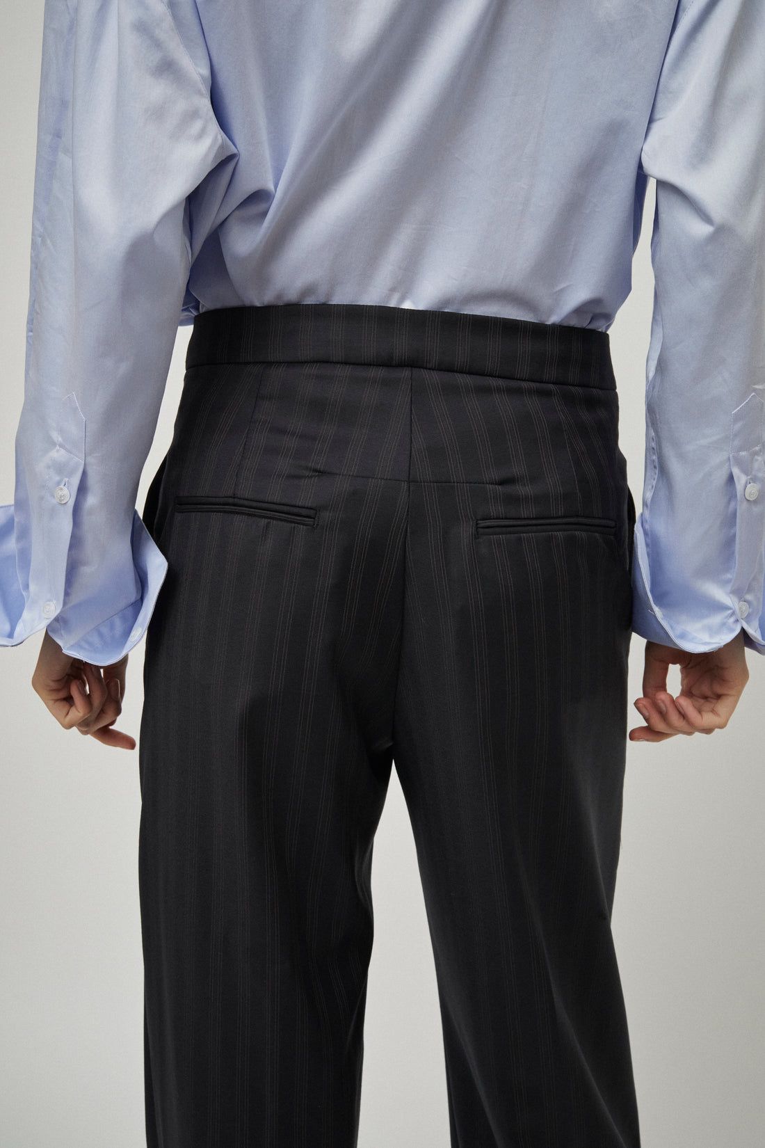 The Matildas Pinstripe Relaxed Tailored Trouser