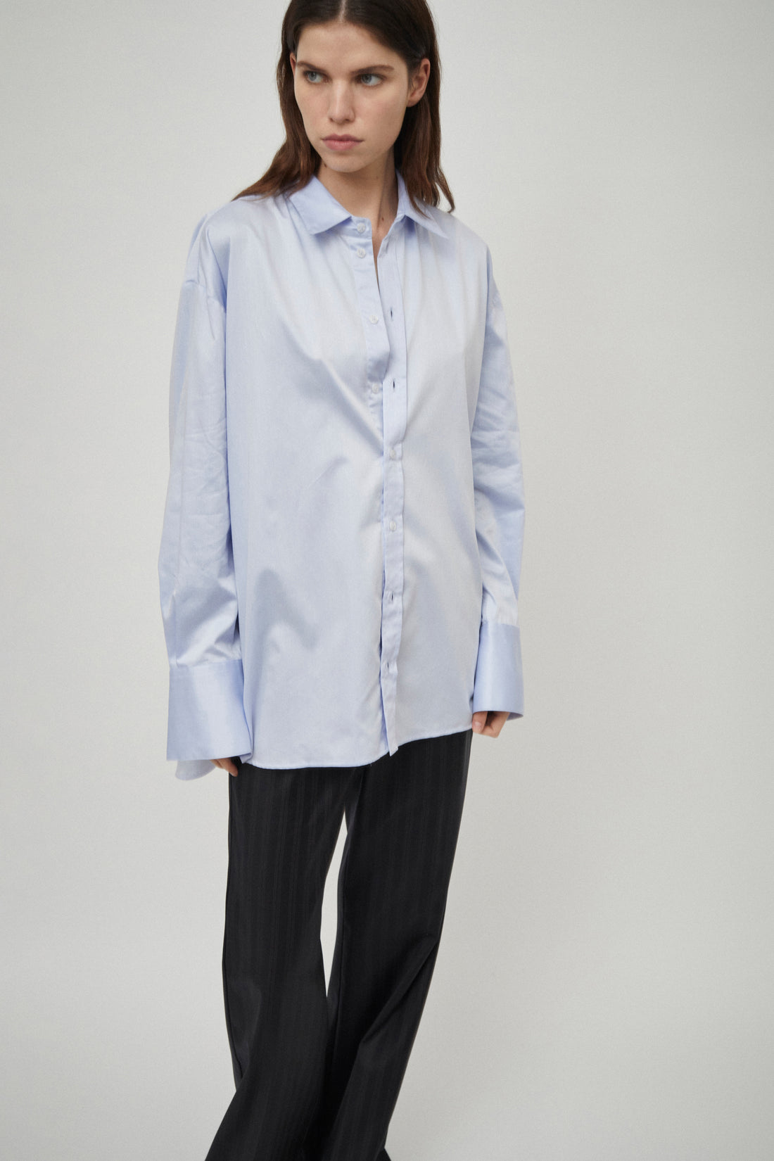 Sateen Classic Cotton Shirt
