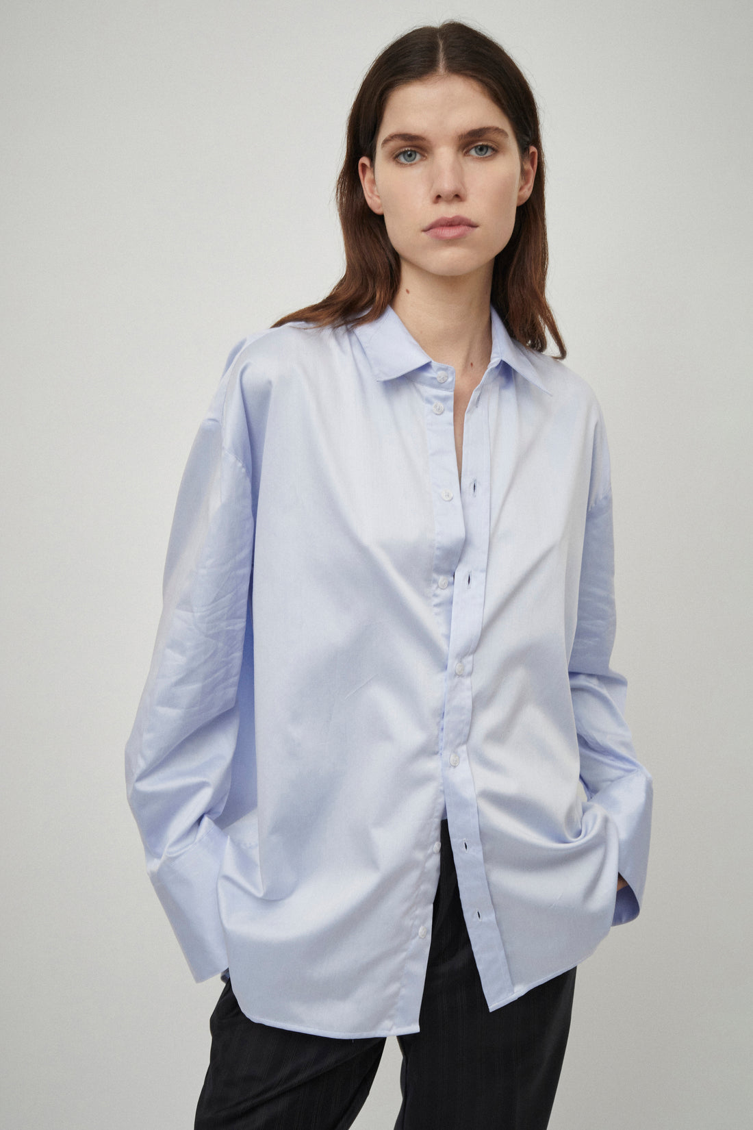 Sateen Classic Cotton Shirt