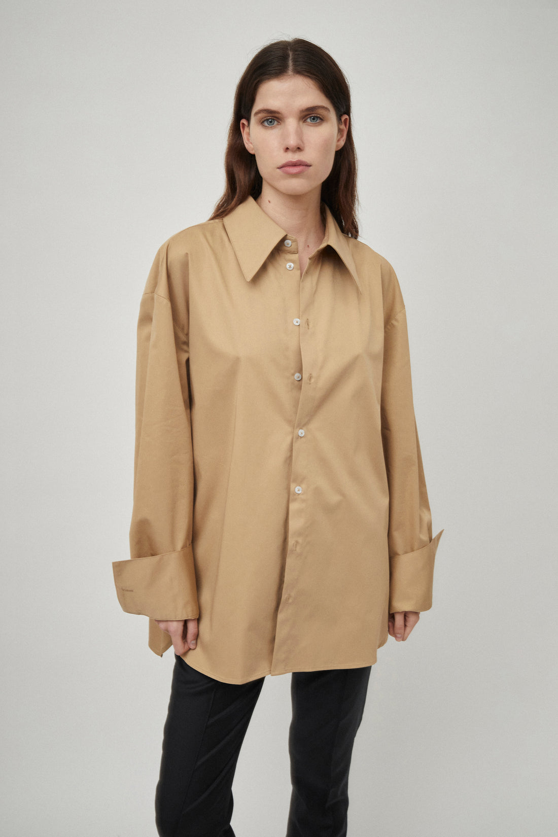 Wide Collar Shirt