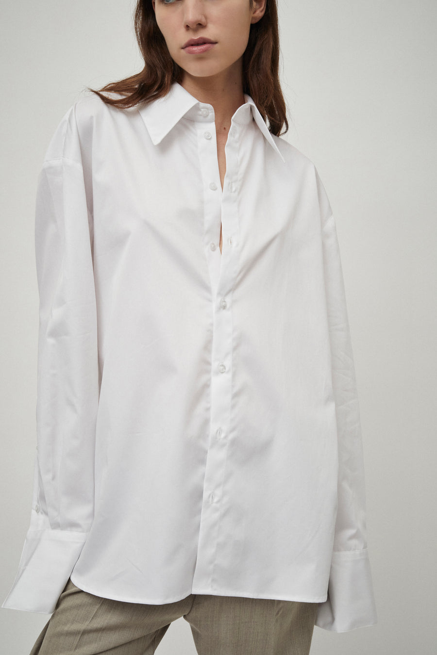 Wide Collar Shirt