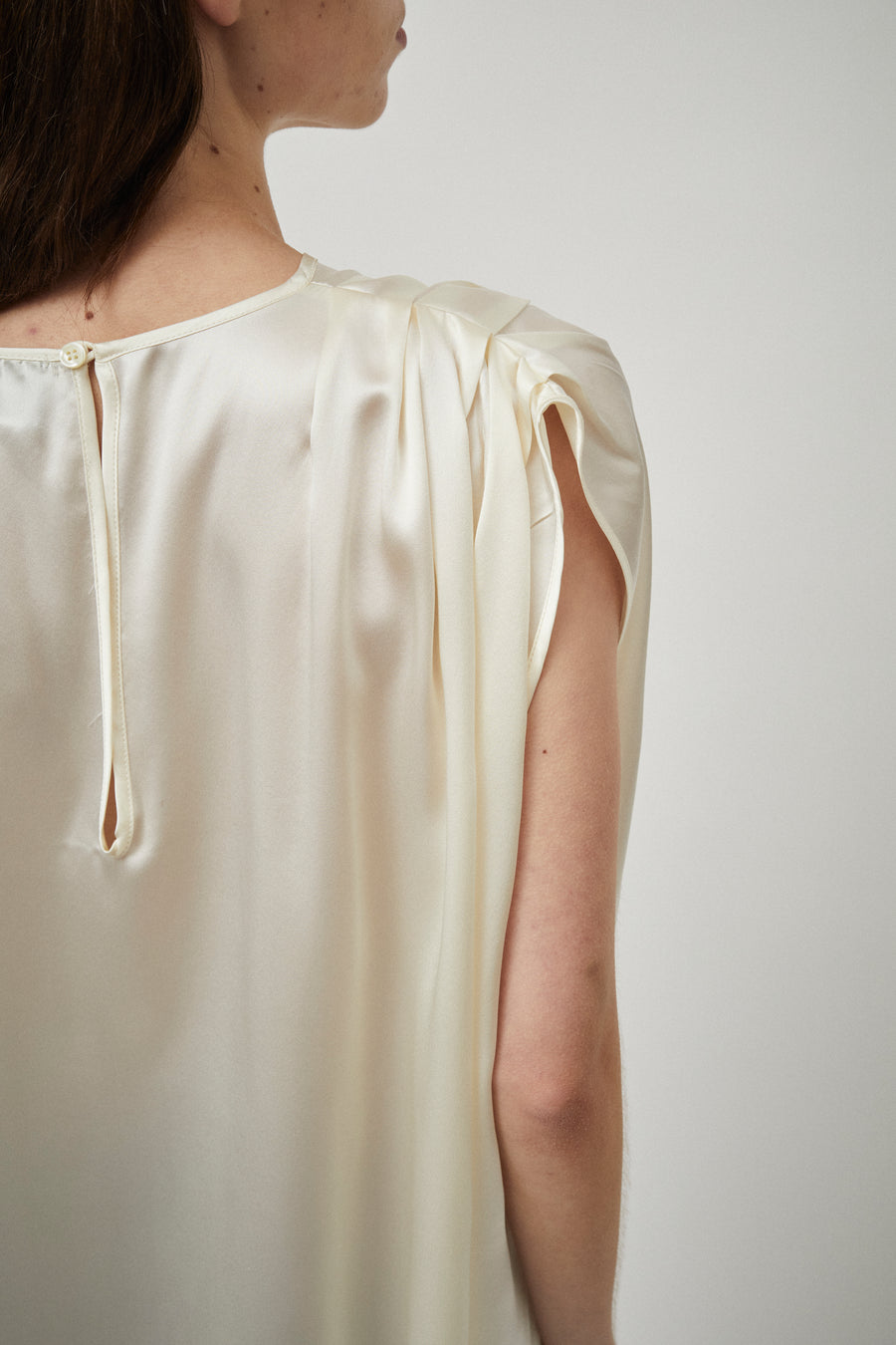 Pleat Shoulder Detail Tank