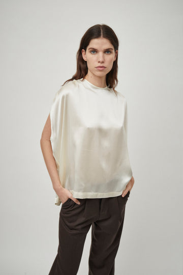 Pleat Shoulder Detail Tank